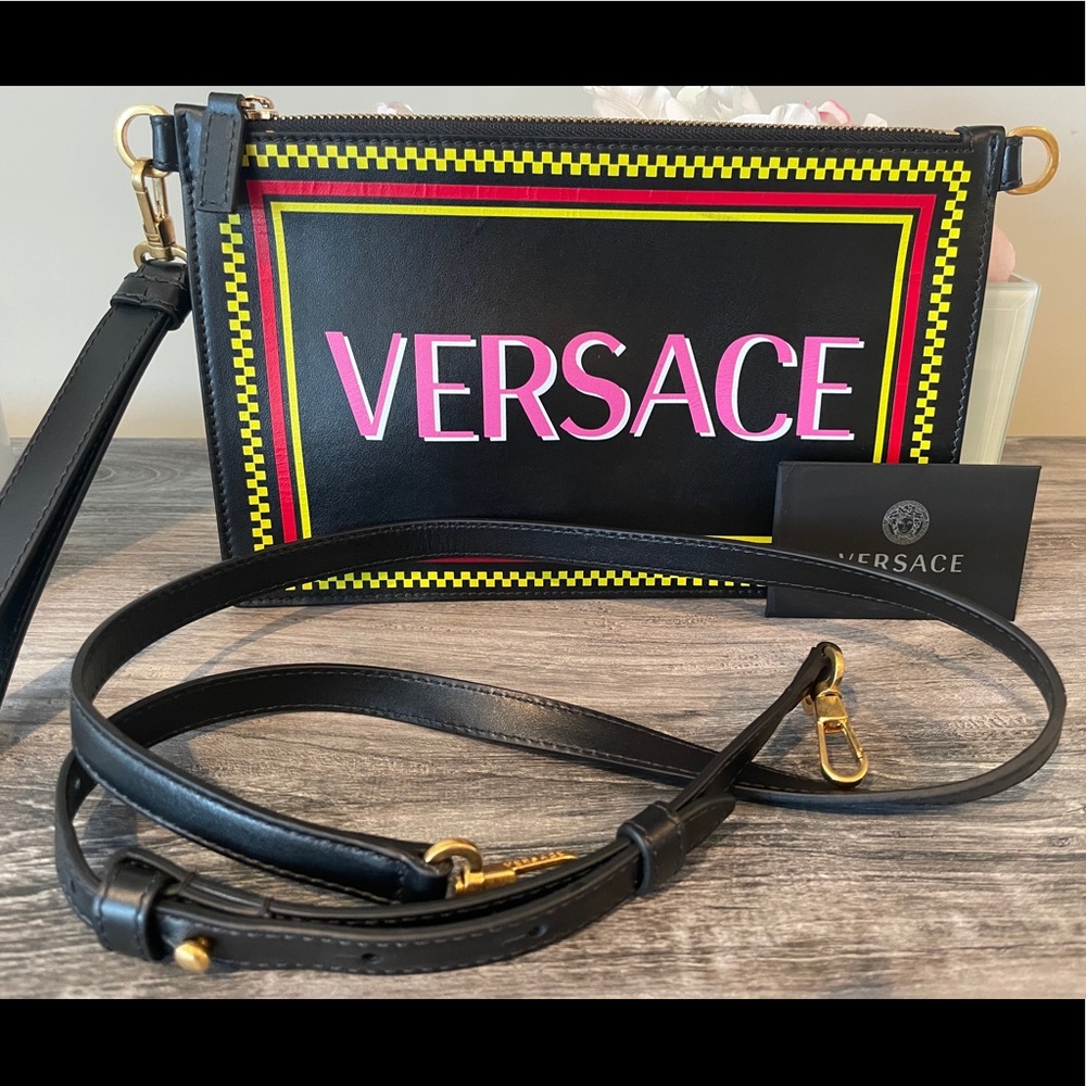 Authentic Versace clutch bag!